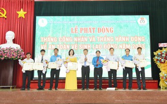 VRG phát động Tháng công nhân và Tháng hành động an toàn vệ sinh lao động 2023