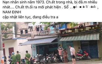 Nam Định: Bị phạt vì đăng thông tin sai sự thật trên mạng xã hội Facebook