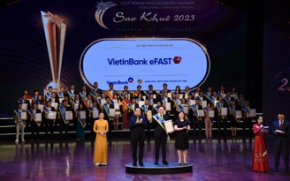 Ngân hàng số cho doanh nghiệp của VietinBank được vinh danh Sao Khuê 2023