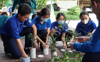 Thanh niên tình nguyện trồng 3.000 cây xanh cho mái ấm, nhà mở