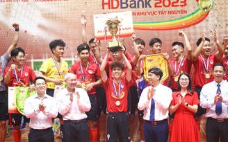 Trường ĐH Đà Lạt vô địch giải futsal HDBank Sinh viên Tây Nguyên 2023