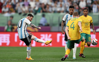 Messi ghi bàn thắng nhanh nhất sự nghiệp, đội tuyển Argentina thắng dễ đội tuyển Úc