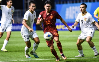 U.17 Thái Lan thắng nghẹt thở Lào trong trận ra quân giải châu Á