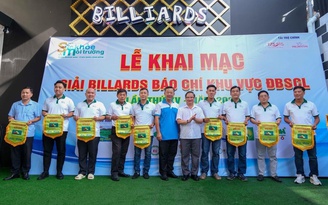 Hơn 150 cơ thủ tham gia giải billiards báo chí năm 2023