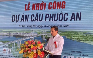 Khởi công xây dựng cầu Phước An, nối Bà Rịa-Vũng Tàu và Đồng Nai