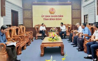 Chủ tịch UBND tỉnh Bình Định làm việc với Tổng giám đốc EVNCPC