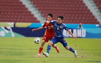 VCK U.17 châu Á, Việt Nam 0-4 Nhật Bản: Cữ dượt của 'Samurai xanh'