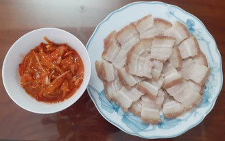 Hương vị quê hương: Đáo để thịt luộc mắm tôm chua