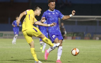 V-League 2023, Khánh Hòa FC 1-2 Hà Nội FC: Tuấn Hải và Duy Mạnh cùng lập công!