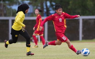 Thắng đậm Malaysia 6-0, đội nữ U.19 Việt Nam vào bán kết giải Đông Nam Á