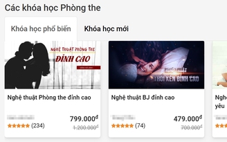 Những khóa học trực tuyến dạy cách sex thu hút chục nghìn học viên, ai quản lý?