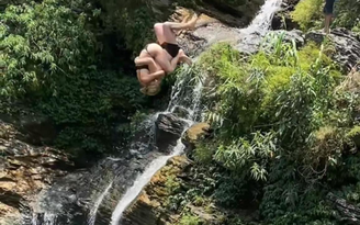 Du khách tử vong sau khi nhảy xuống thác nước ở Hà Giang