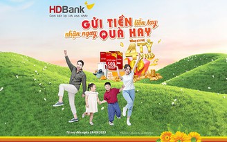 HDBank tặng gần 4 tỉ đồng cho khách hàng gửi tiết kiệm