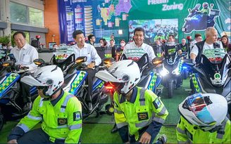 Ứng phó kẹt xe, Bangkok đưa đội xe mô tô cứu thương vào hoạt động