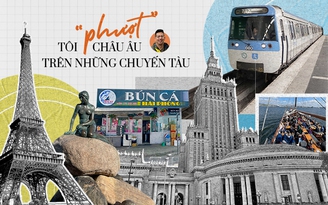 Tôi 'phượt' châu Âu trên những chuyến tàu