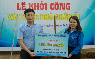 Khởi công nhiều ngôi nhà nhân ái, nhà tình nghĩa tại Quảng Trị