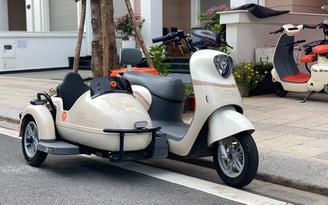 Xe điện 3 bánh Yadea kiểu 'sidecar' đầu tiên về Việt Nam