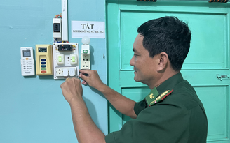 Học theo Bác, lính biên phòng 'siêu' tiết kiệm điện