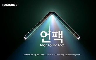Samsung gửi thư mời ra mắt smartphone màn hình gập mới