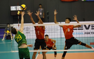 Đội tuyển nam bóng chuyền Việt Nam thua Úc ở AVC Challenge Cup