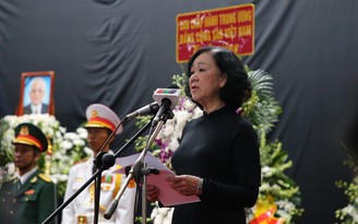 Lãnh đạo Đảng, Nhà nước tiễn ông Lê Phước Thọ về an nghỉ tại quê nhà