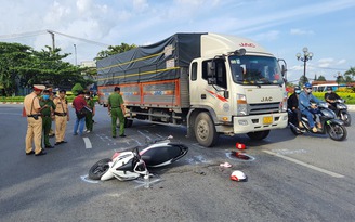 Tiền Giang: Tai nạn tại vòng xoay Trung Lương, 1 người tử vong