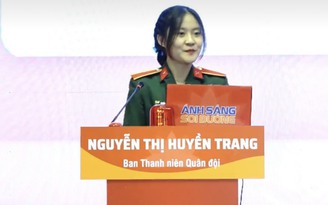 Nữ sinh Học viện Khoa học quân sự giành giải nhất Hội thi Ánh sáng soi đường