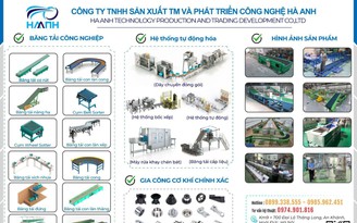 Công ty thiết kế và chế tạo băng tải Hà Anh