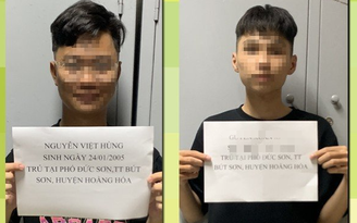 Thanh Hóa: Điều tra nhóm thanh thiếu niên gây rối trật tự, cướp tài sản