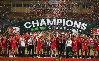 Vô địch V-League 2023, CLB Công an Hà Nội được thưởng tiền tỉ, cao gấp đôi Hà Nội FC