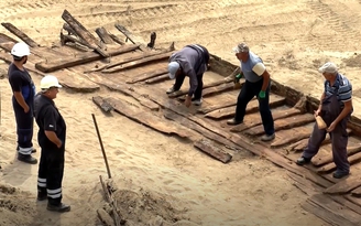 Công nhân khai thác than Serbia phát hiện tàu La Mã cổ