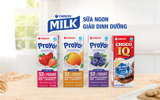 Sau bánh trung thu, Orion lại ra mắt sản phẩm sữa