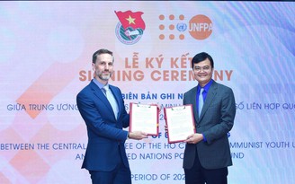 Bước tiến quan trọng trong phối hợp giữa T.Ư Đoàn và UNFPA