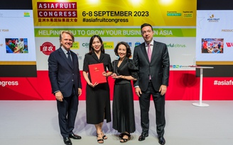 WinCommerce nhận giải ‘Nhà bán lẻ của năm’ tại Asia Fruit Awards 2023