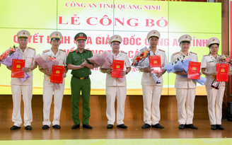 Thiếu tướng Đinh Văn Nơi điều động, bổ nhiệm 11 lãnh đạo đơn vị nghiệp vụ