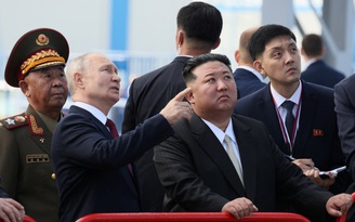Nhà lãnh đạo Kim Jong-un hội đàm Tổng thống Putin tại Nga