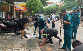 Đà Nẵng tổng ra quân nạo vét để chống ngập Đà Nẵng tổng ra quân nạo vét để chống ngập