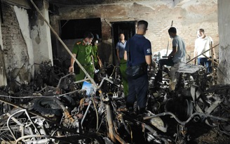 Vụ cháy chung cư mini khiến 56 người chết: Do chập điện xe tay ga