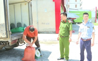 Hưng Yên: Phát hiện vụ vận chuyển hơn 300 kg nội tạng động vật bốc mùi hôi