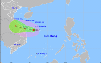 Tin tức thời tiết hôm nay 25.9.2023: Áp thấp nhiệt đới áp sát miền Trung