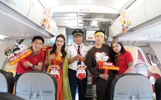 Ngày Tết Trung thu đặc biệt của các bạn nhỏ trên những chuyến bay Vietjet