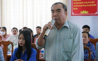Phó chủ tịch nước Võ Thị Ánh Xuân tiếp xúc cử tri An Giang