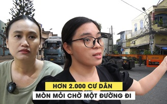 Hơn 2.000 cư dân chung cư LuxGarden mòn mỏi chờ một đường đi an toàn