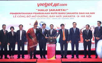 Vietjet công bố đường bay thẳng đầu tiên nối Hà Nội - Jakarta