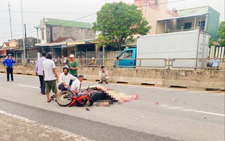 Quảng Ngãi: Cha chở con đi học, bị tai nạn giao thông khiến cả 2 tử vong