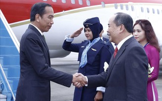 Tổng thống Indonesia Joko Widodo bắt đầu chuyến thăm cấp nhà nước đến Việt Nam