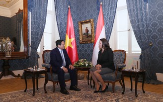 Thủ tướng Phạm Minh Chính hội kiến Tổng thống Hungary Katalin Novak