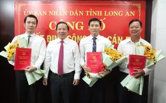 Ông Trương Tấn Sơn được bổ nhiệm làm Phó giám đốc Sở Xây dựng Long An