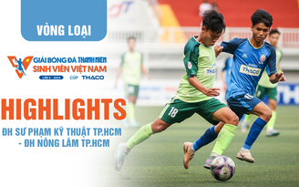 Highlight ĐH Sư phạm Kỹ thuật TP.HCM - ĐH Nông Lâm TP.HCM | TNSV Thaco Cup - Play-off