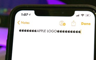 Cách viết logo 'táo khuyết' trên thiết bị Apple